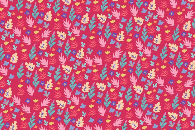 Trendy floral pattern background