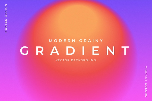 Free vector trendy grainy background with vibrant colors