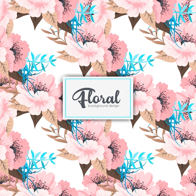 Download Free Trendy Seamless Floral Pattern Svg Dxf Eps Png Free Svg Files For Cricut Silhouette Sizzix