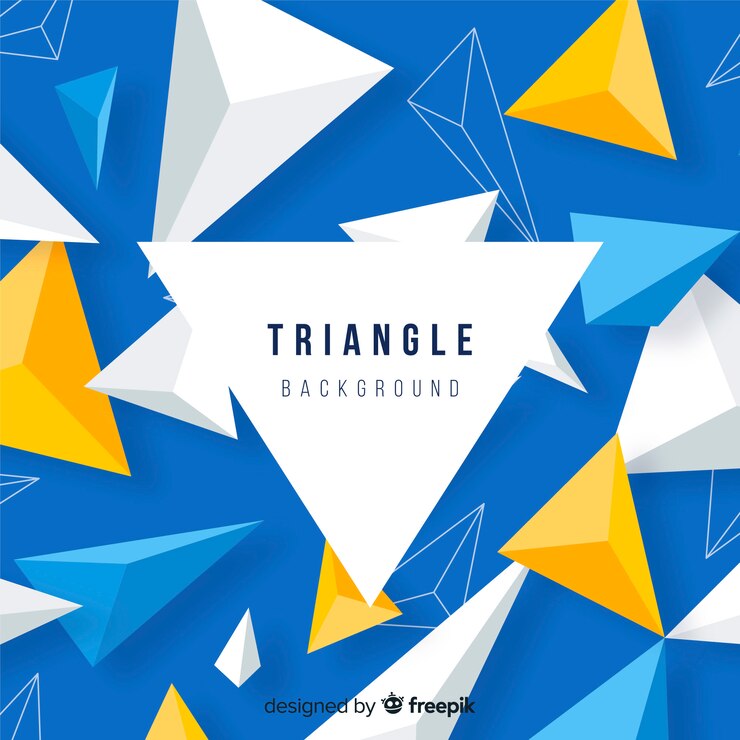 Free Vector triangle background