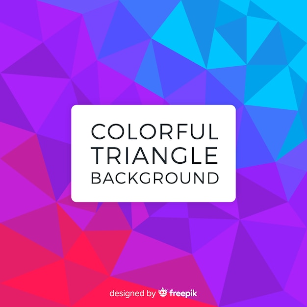 Free vector triangle background