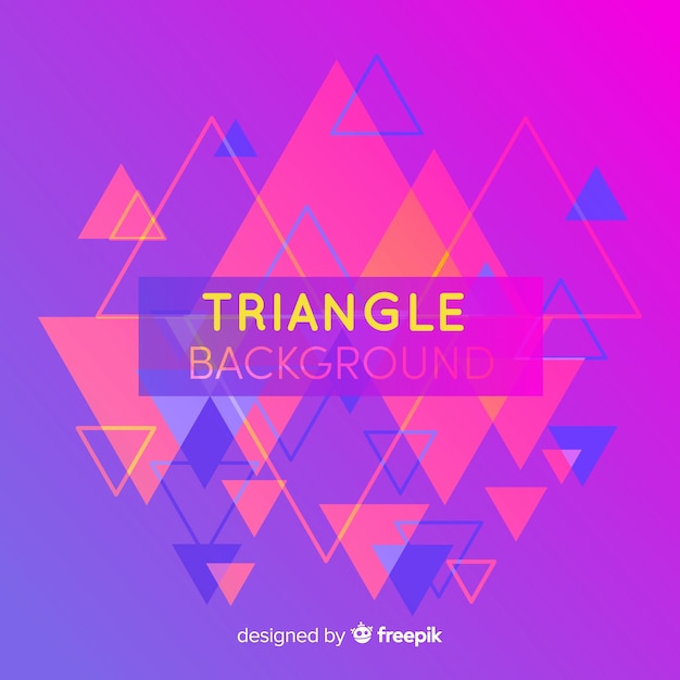 Triangle background