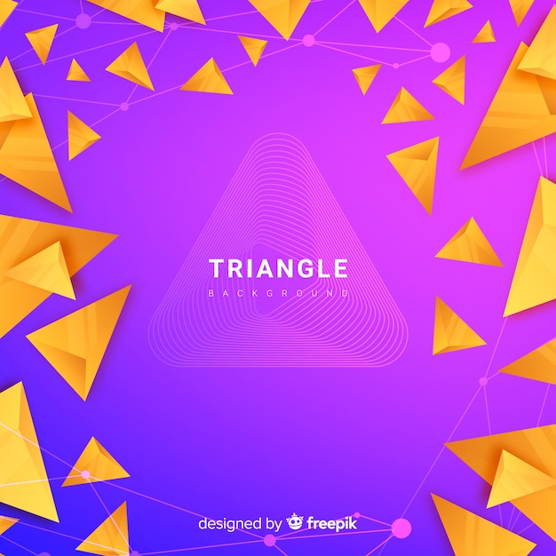 Triangle brackground