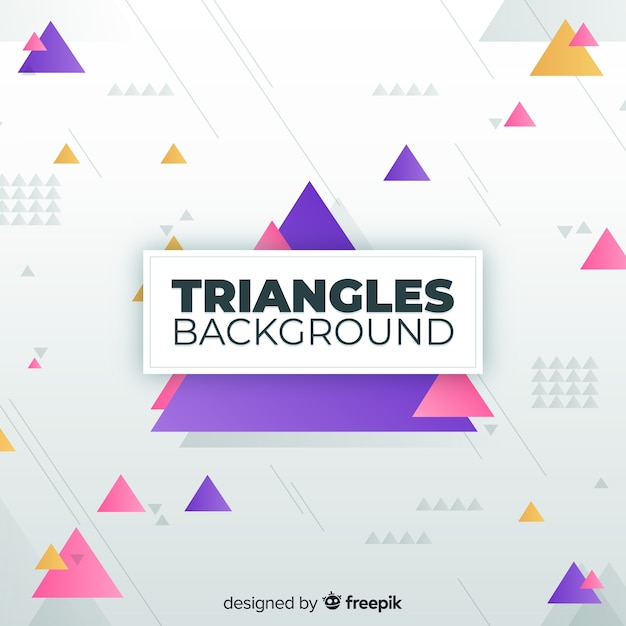 Triangle brackground