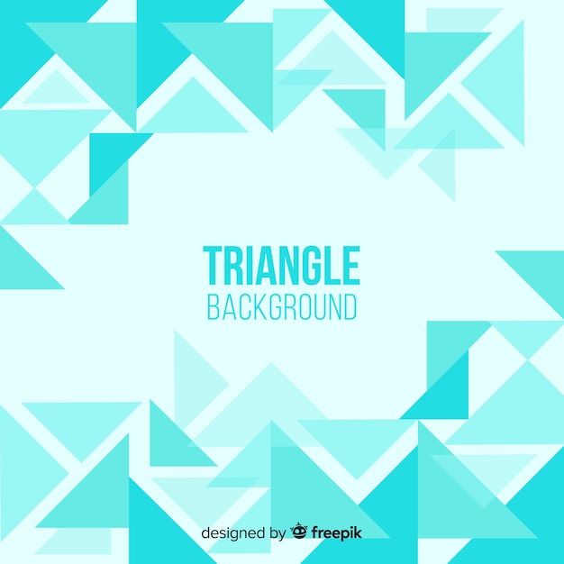 Free vector triangle brackground