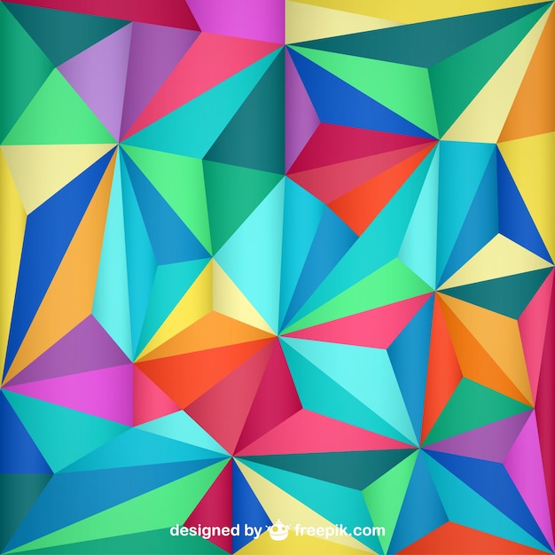Бесплатное векторное изображение Дизайн треугольник абстрактный фон