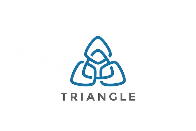 三角形のロゴアイコン