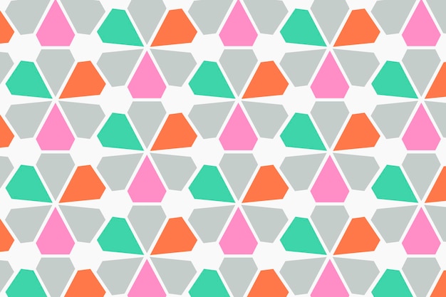 Free vector triangle pattern background, abstract geometric, colorful design vector