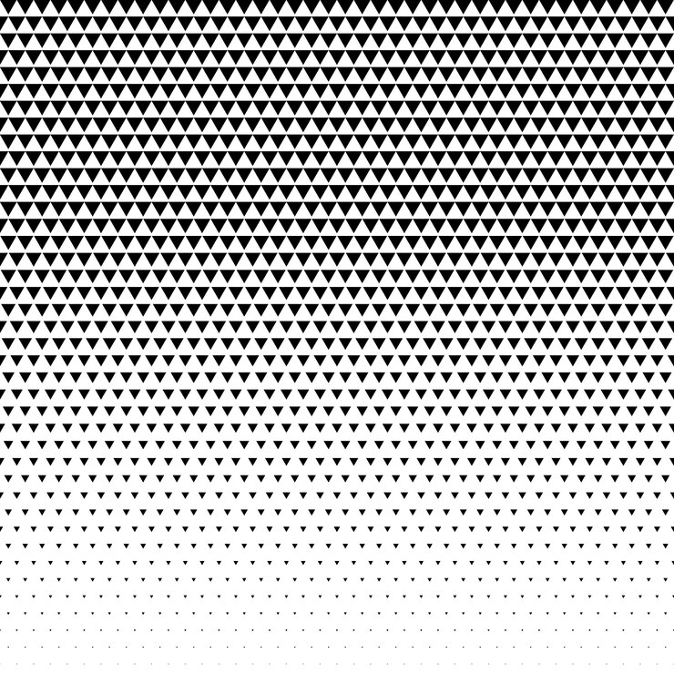 Free Vector triangle pattern design halftone vector