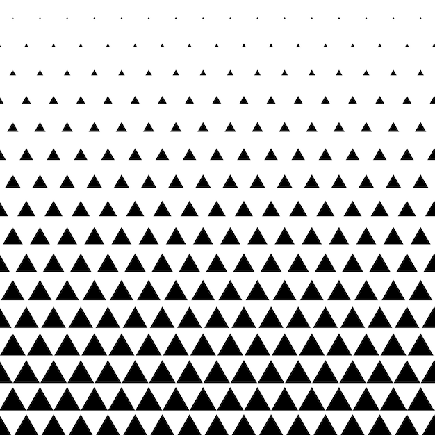 Triangle Pattern Vector Background In Black And White