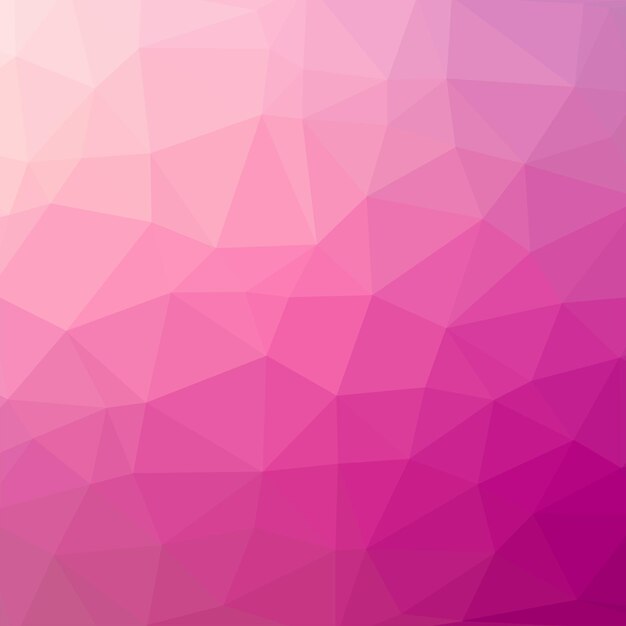 Triangle pink low poly pattern background