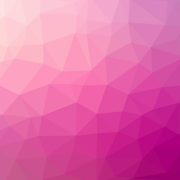 삼각형 핑크 낮은 폴 리 패턴 배경