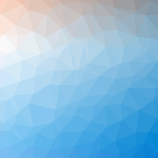 Triangle polygonal blue pattern background