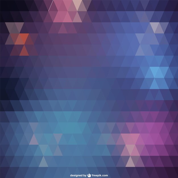 Triangles background in blue and purple tones