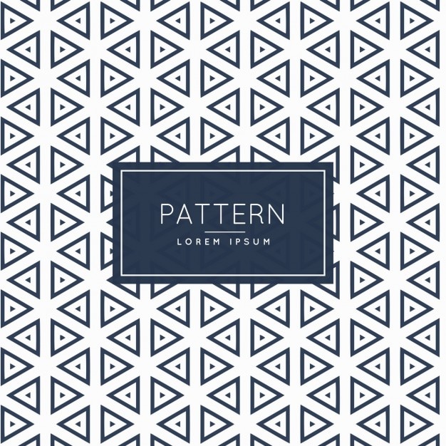 Free vector triangles outline pattern