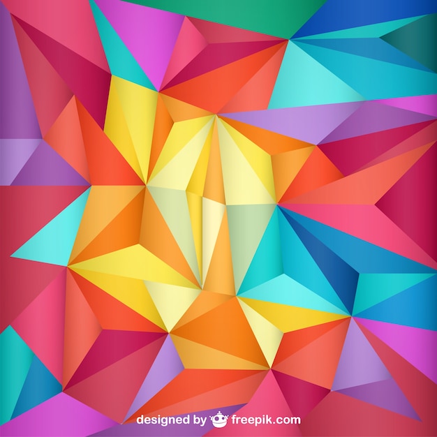 Triangles template background 