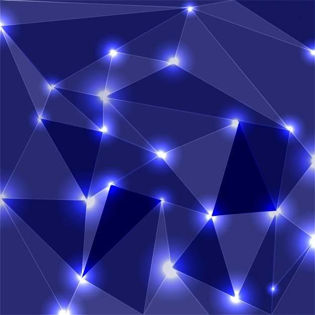 Triangles With Bright Apex Background