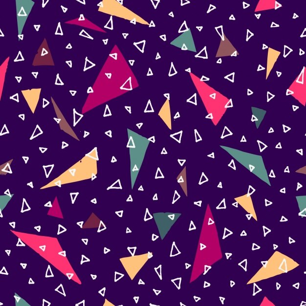 Triangular shapes pattern design