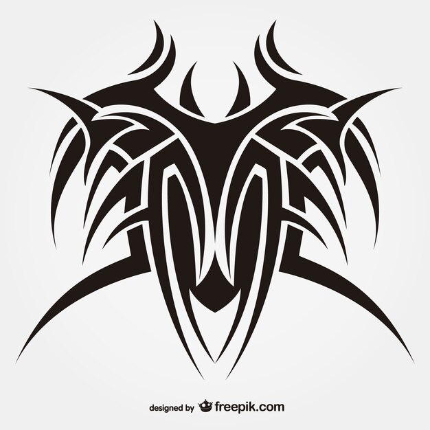 Tribal art tattoo vector