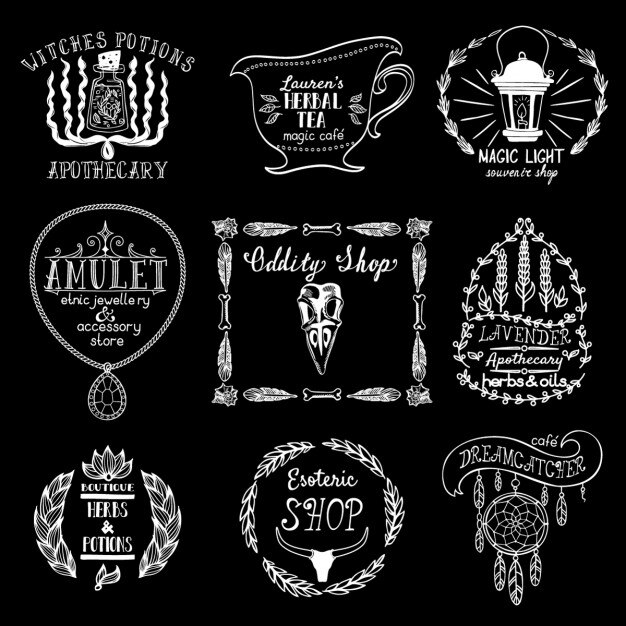 मुफ़्त वेक्टर tribal badges