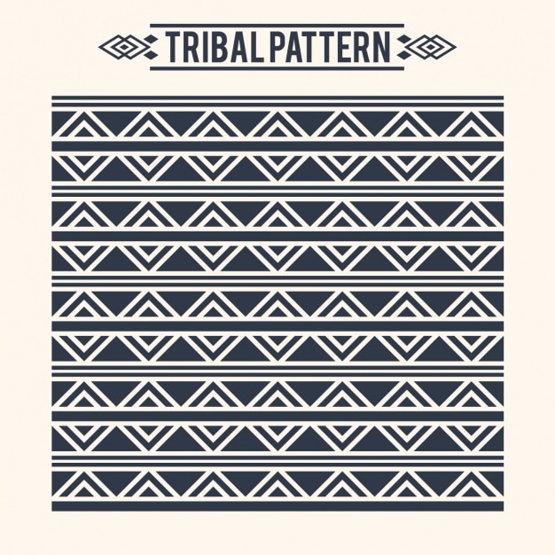 Free vector tribal pattern design