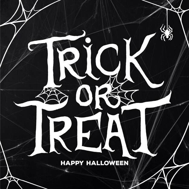 Trick ot treat lettering