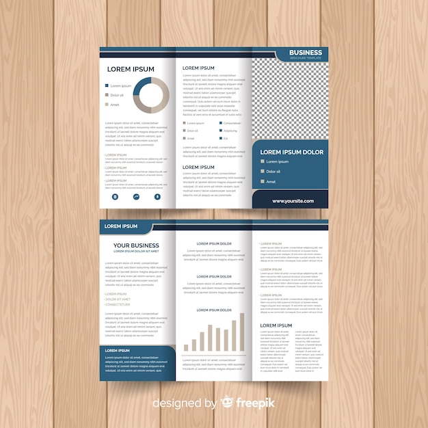 Trifold business brochure