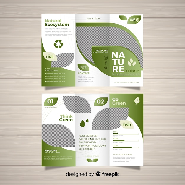 Trifold nature flyer