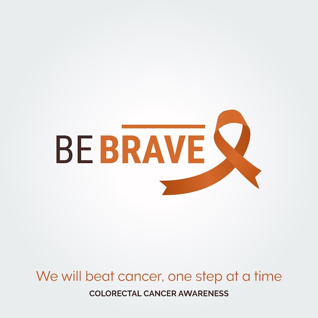 Free vector triumph over colorectal challenges awareness posters