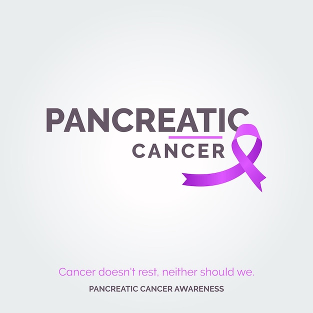 Free vector triumph over pancreatic cancer challenges awareness posters