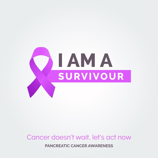 Free vector triumph over pancreatic cancer challenges awareness posters