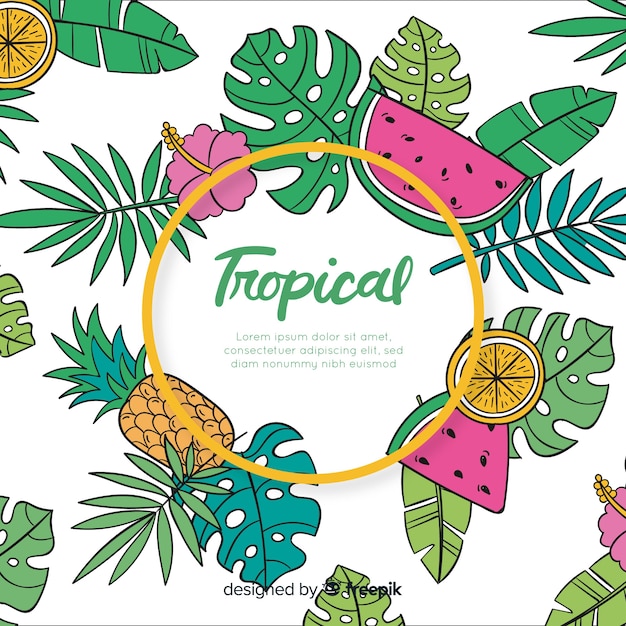 Tropical background