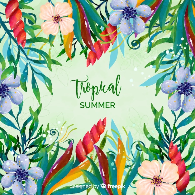 Tropical background