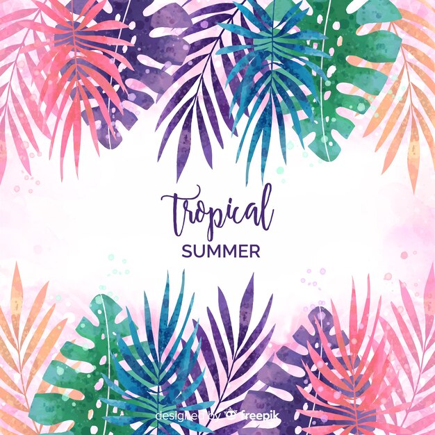 Tropical background