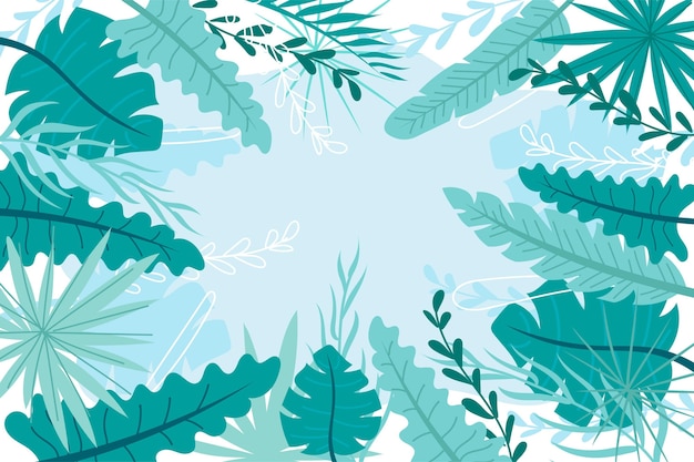 Tropical design leaves background