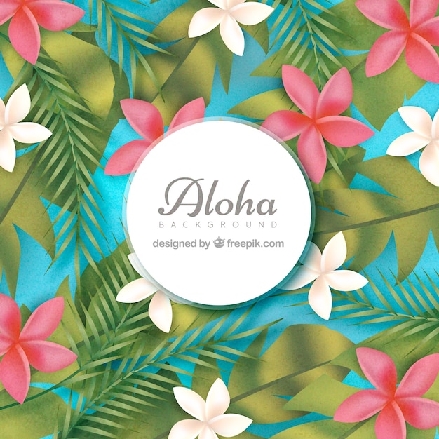 Tropical flower background