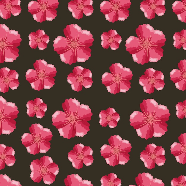 Tropical Flowers pattern