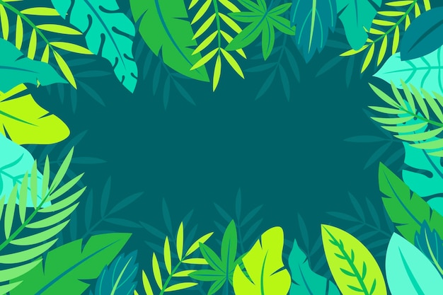 tropical leaves background