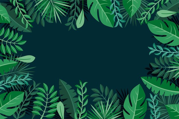 tropical leaves background