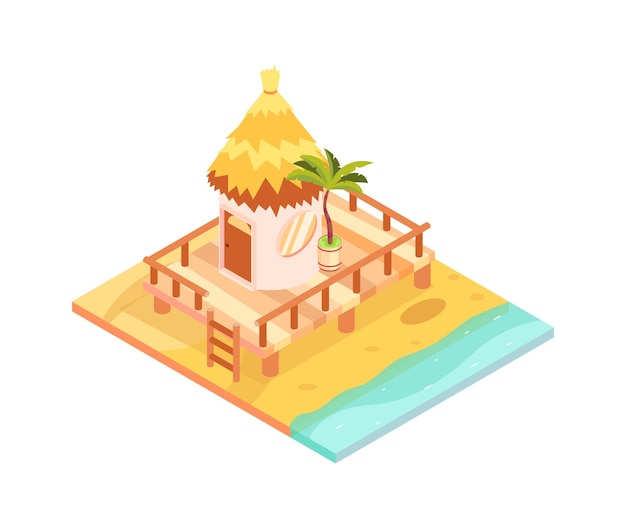 Tropical rest icon