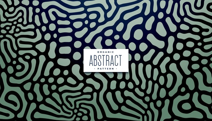 Free Vector turing inspired abstract pattern wallpaper for biological print