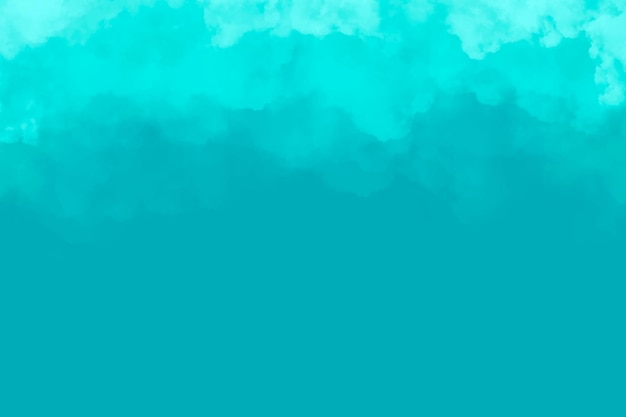 Free vector turquoise cloud background