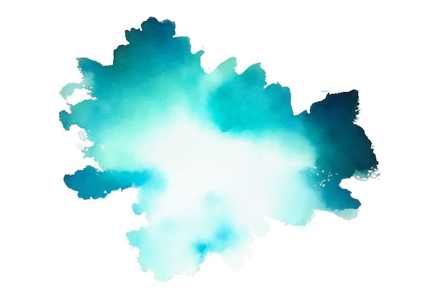 Turquoise Color Watercolor Texture