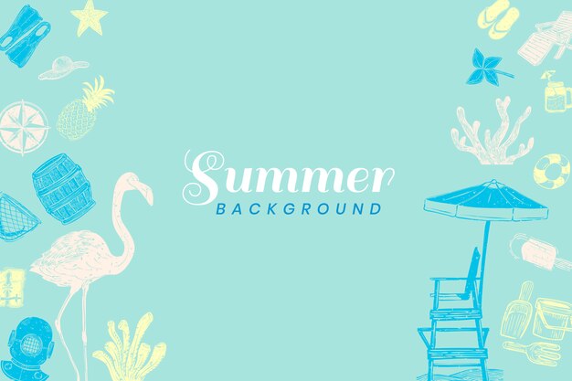 Turquoise summer background