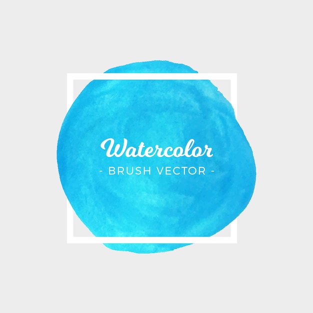 Free vector turquoise watercolor background