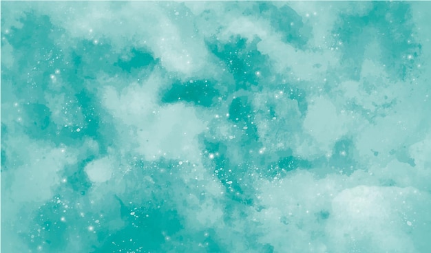 Free vector turquoise watercolor background