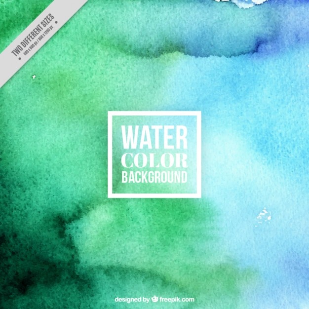 Free vector turquoise watercolor background