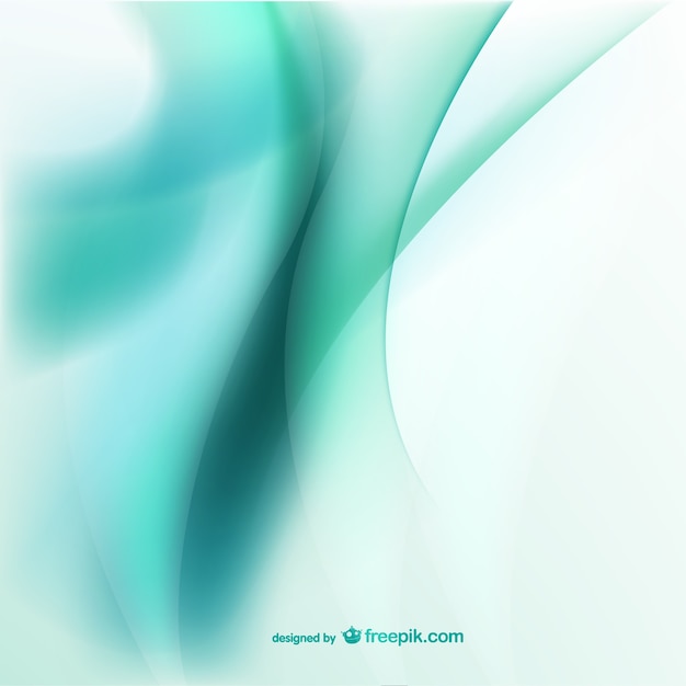 Free vector turquoise wavy background