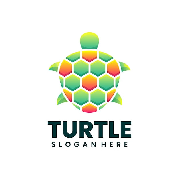 turtle gradient colorful logo