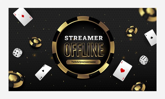 Twitch фон для казино и азартных игр